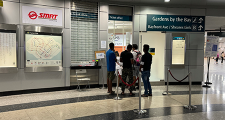 Bayfront MRT Station Ticket Office